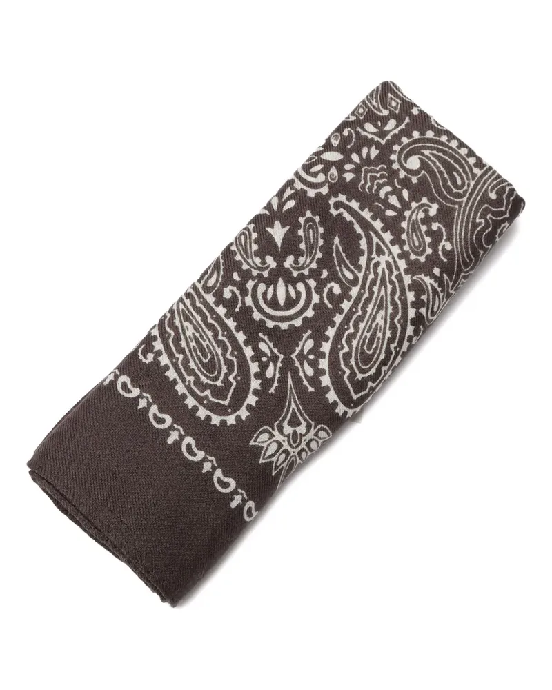 Destin Schal mit Paisleymuster - Braun Braun