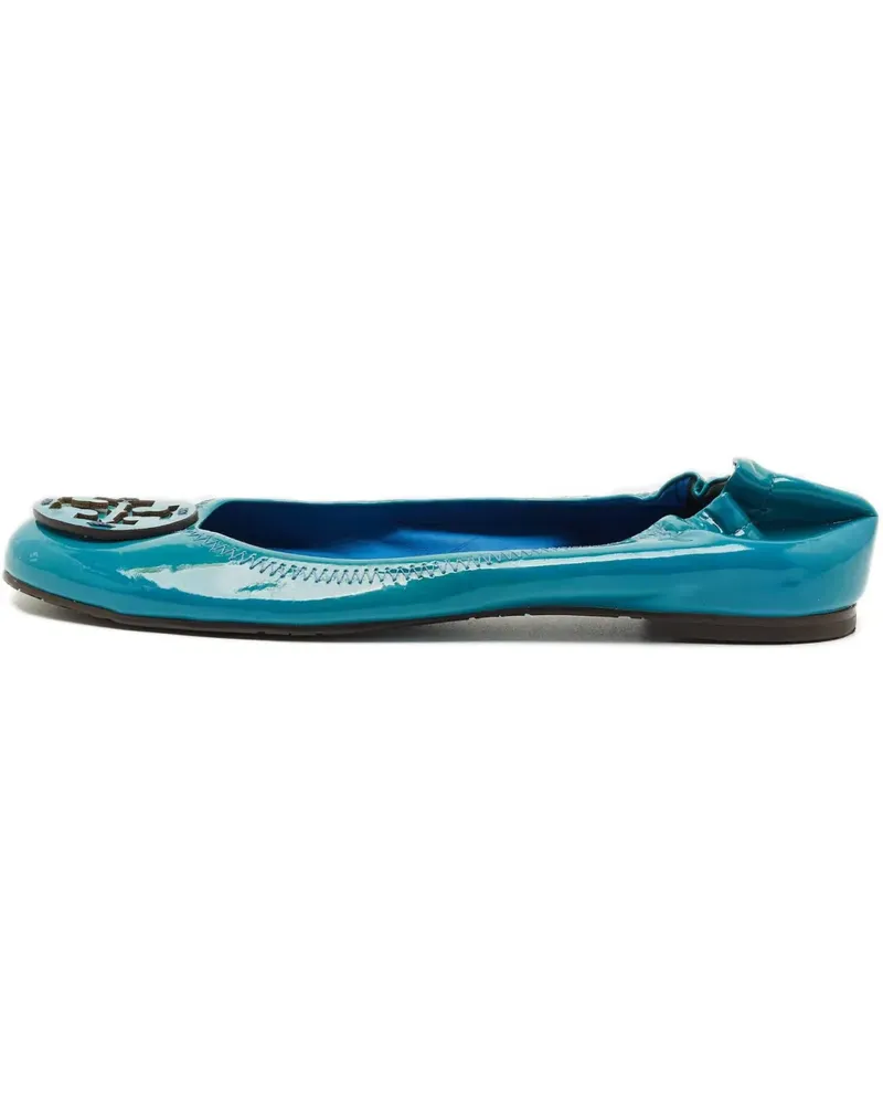 Tory Burch Minnie logo ballet flats - Blau Blau