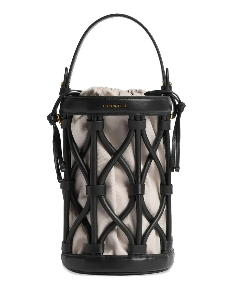 Coccinelle small Koi bucket bag - Schwarz Schwarz