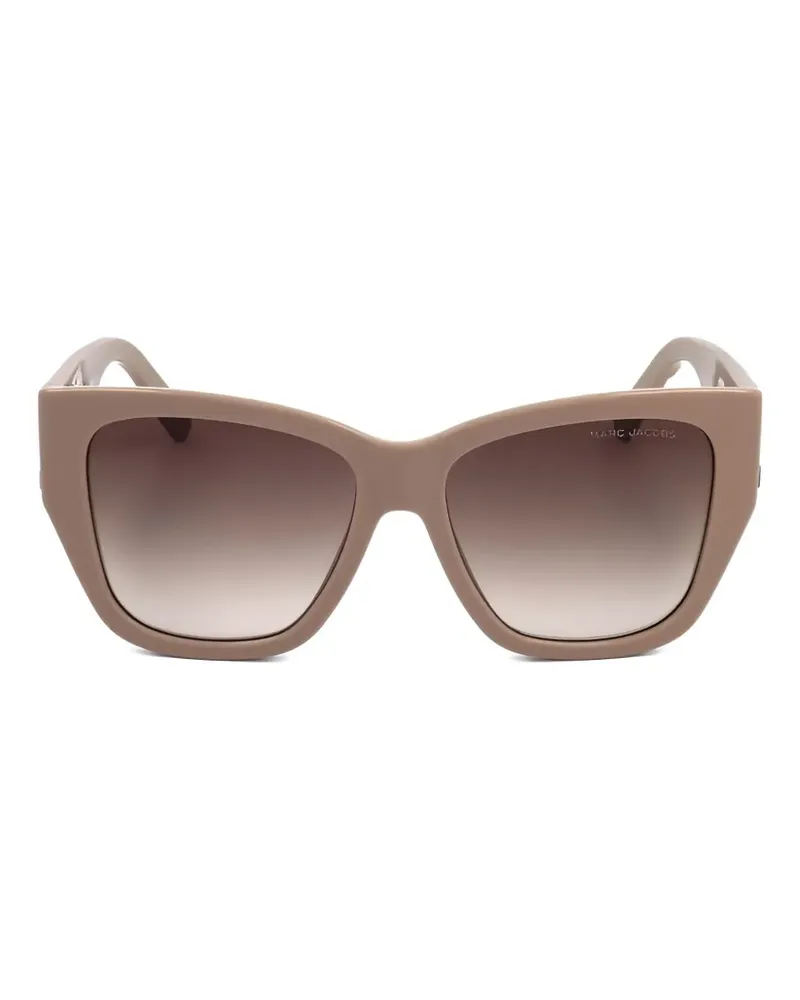 Marc Jacobs Sonnenbrille mit eckigem Gestell - Braun Braun