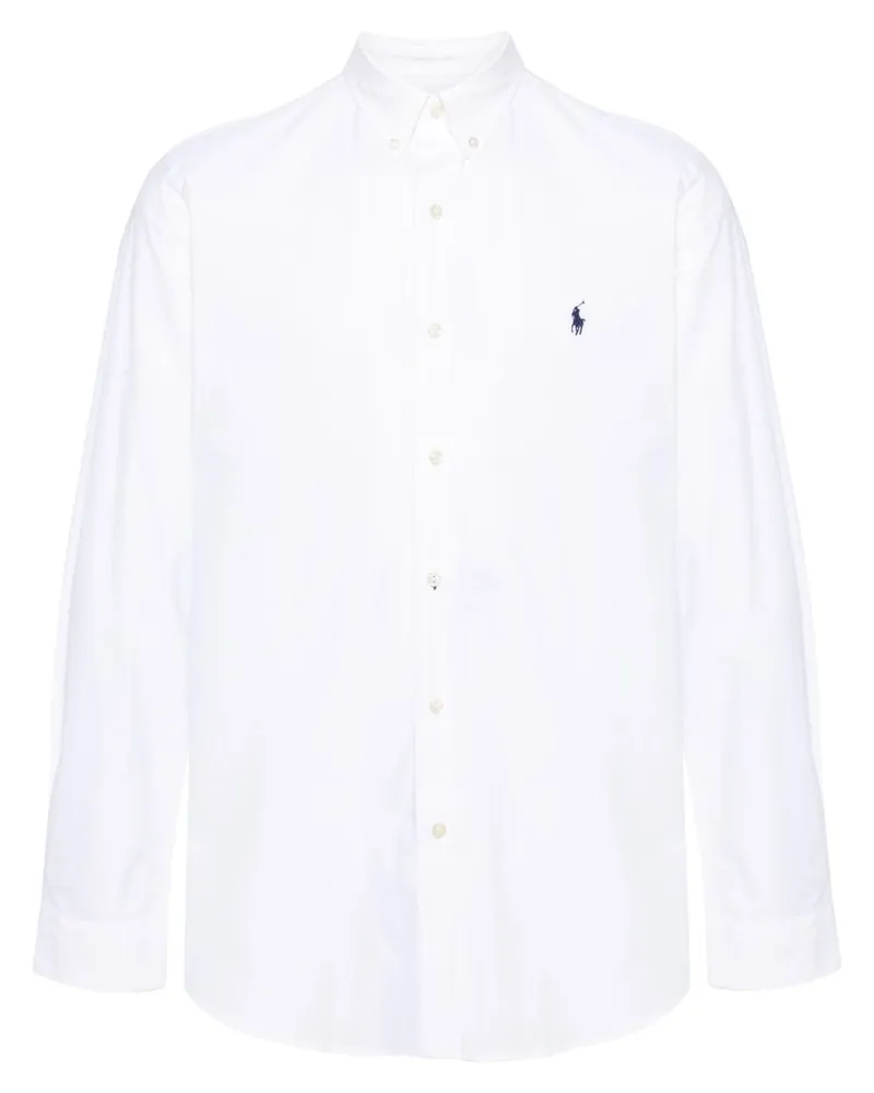 Ralph Lauren Hemd mit Polo Pony - Weiß Weiß