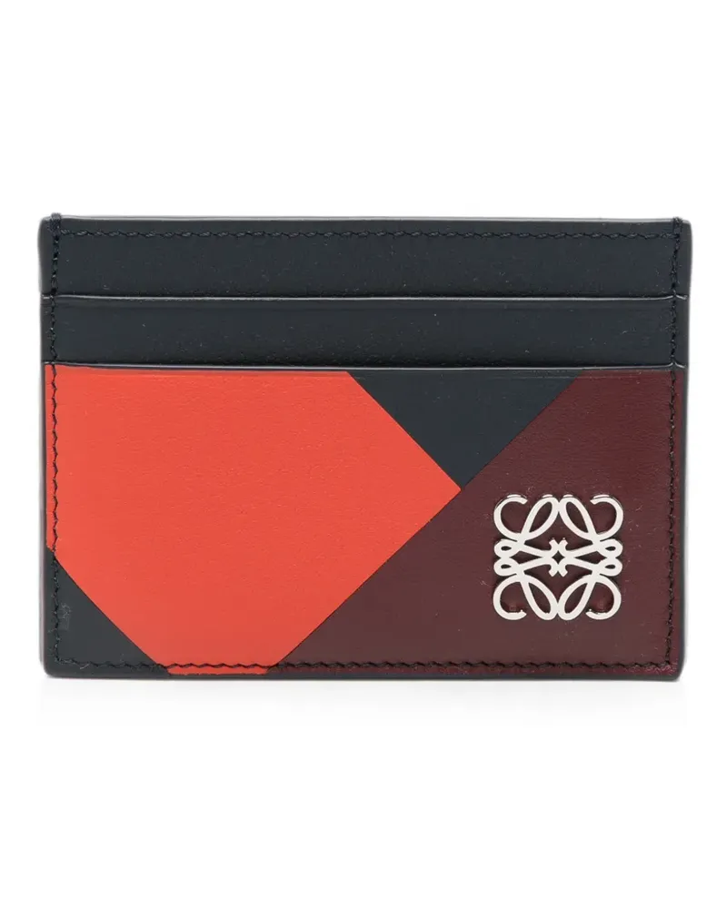 Loewe Portemonnaie mit Schild - Blau Blau