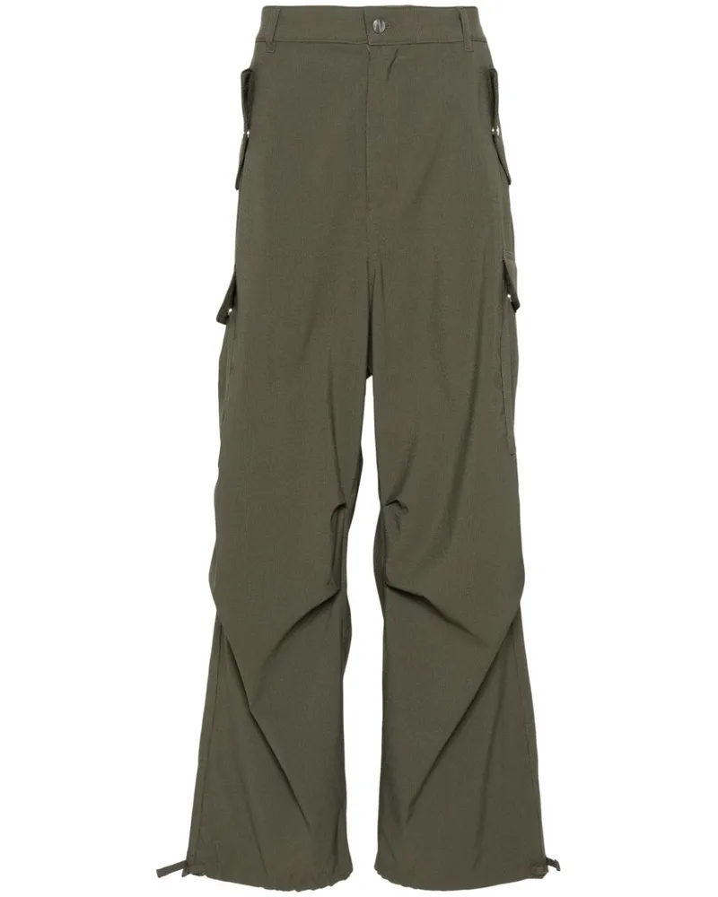 RHUDE Cargohose mit geradem Bein - Grün Grün