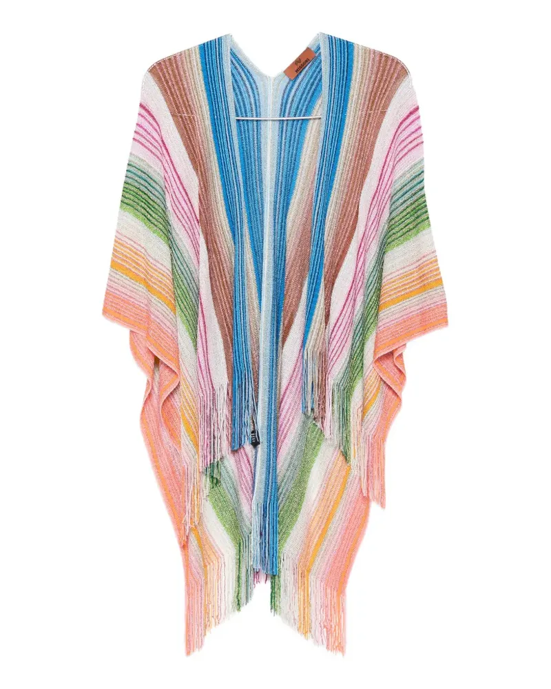 Missoni striped fringed jacket - Nude Nude