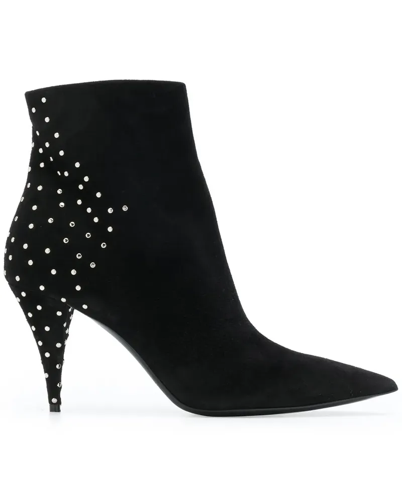 Saint Laurent Kiki 85' Stiefel - Schwarz Schwarz