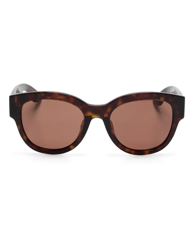 Alexander McQueen Sonnenbrille mit Cat-Eye-Gestell - Braun Braun