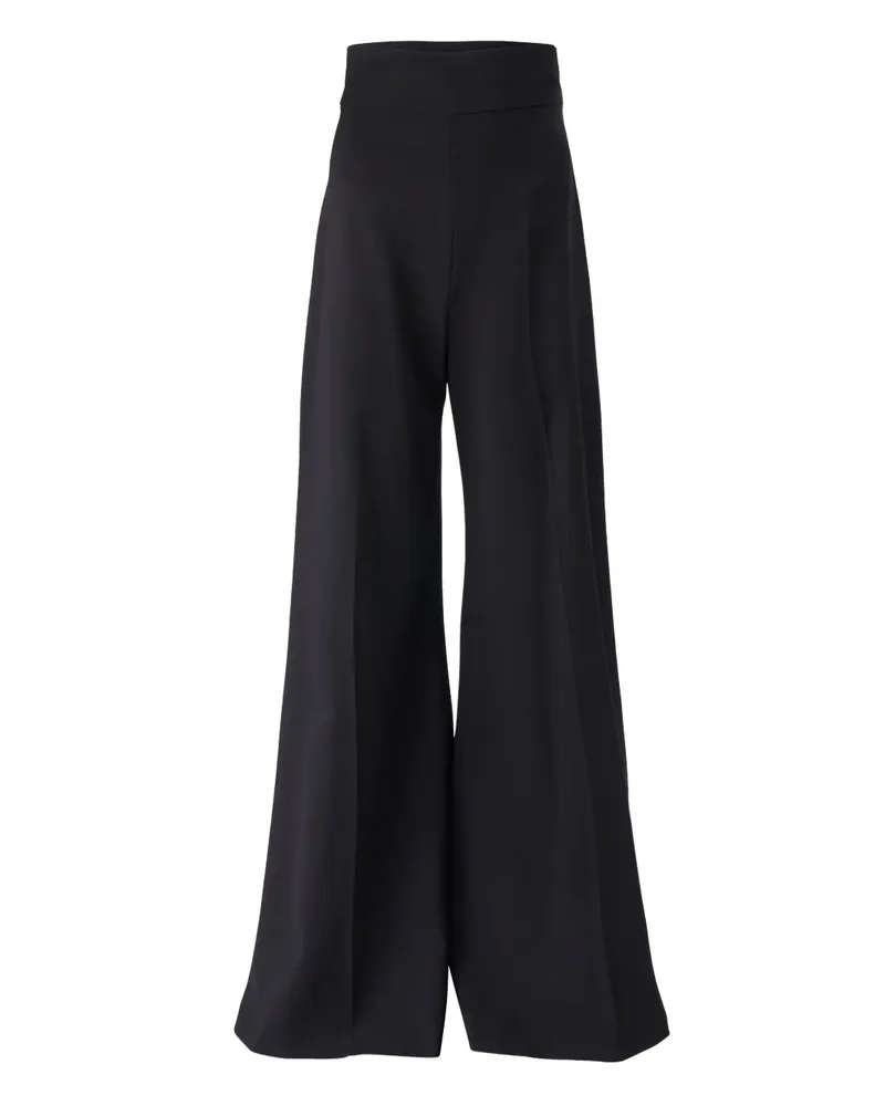 Carolina Herrera New York Palazzohose mit hohem Bund - Schwarz Schwarz
