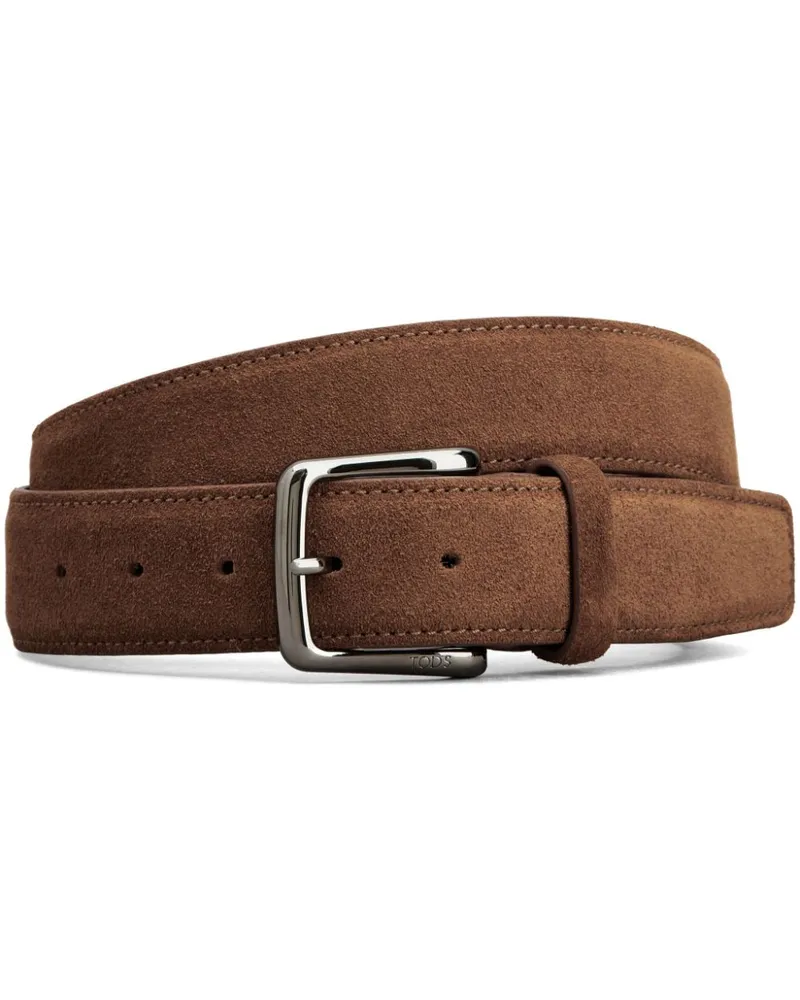 TOD'S Gürtel aus Wildleder Braun