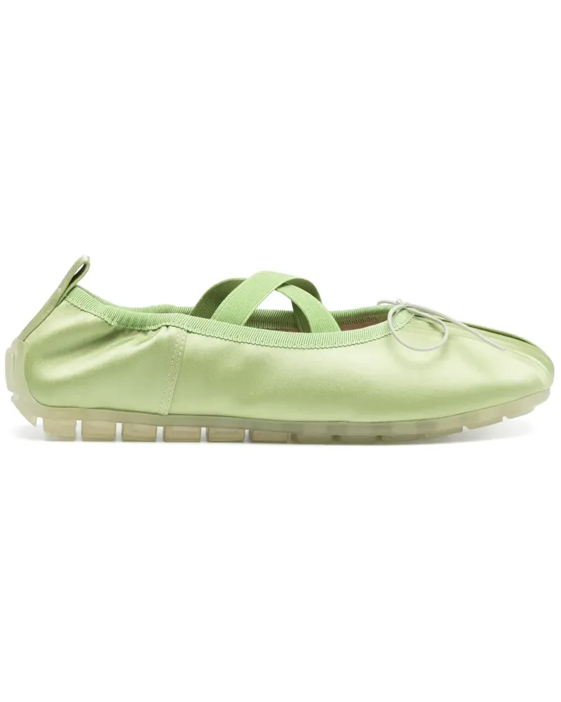 Simone Rocha Verzierte Ballerinas - Grün Grün