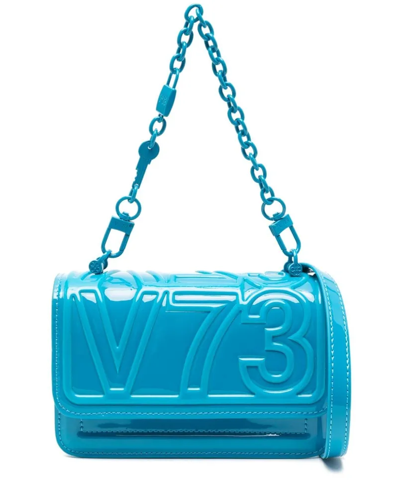 V°73 Fox Schultertasche Blau