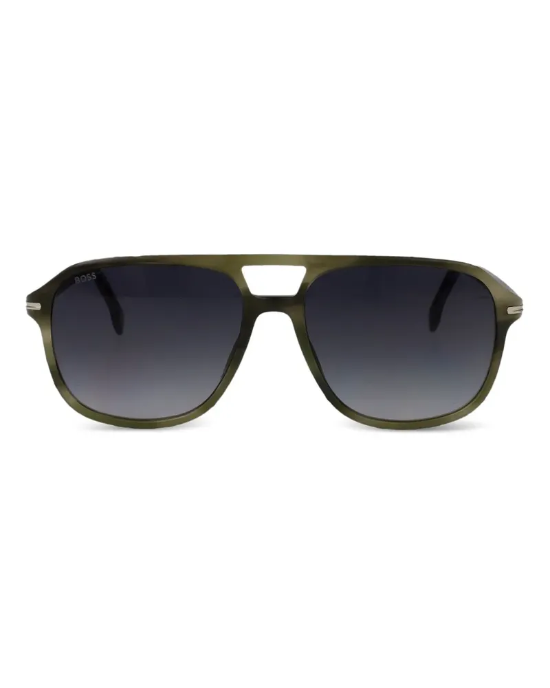 HUGO BOSS Getönte Pilotenbrille - Grün Grün