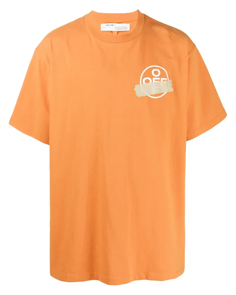 OFF-WHITE T-Shirt mit Pfeil-Print - Orange Orange