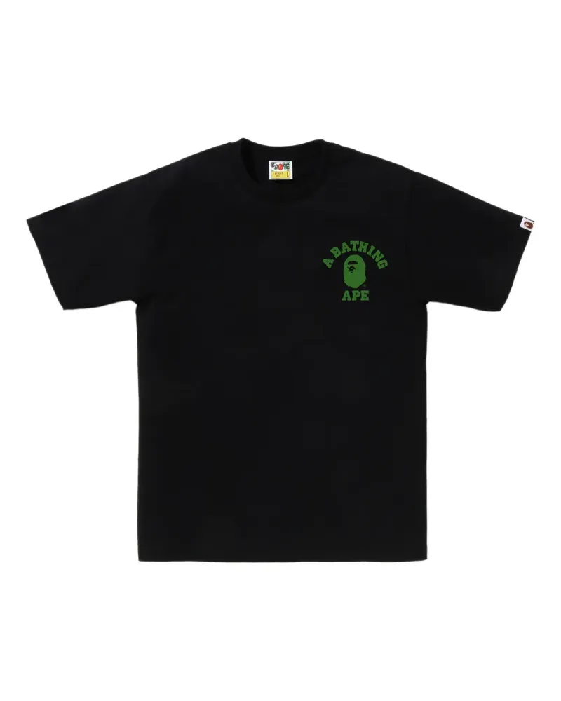 BAPE T-Shirt mit grafischem Print - Schwarz Schwarz