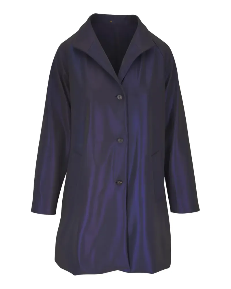 Peter Cohen button flap pockets coat - Violett Violett