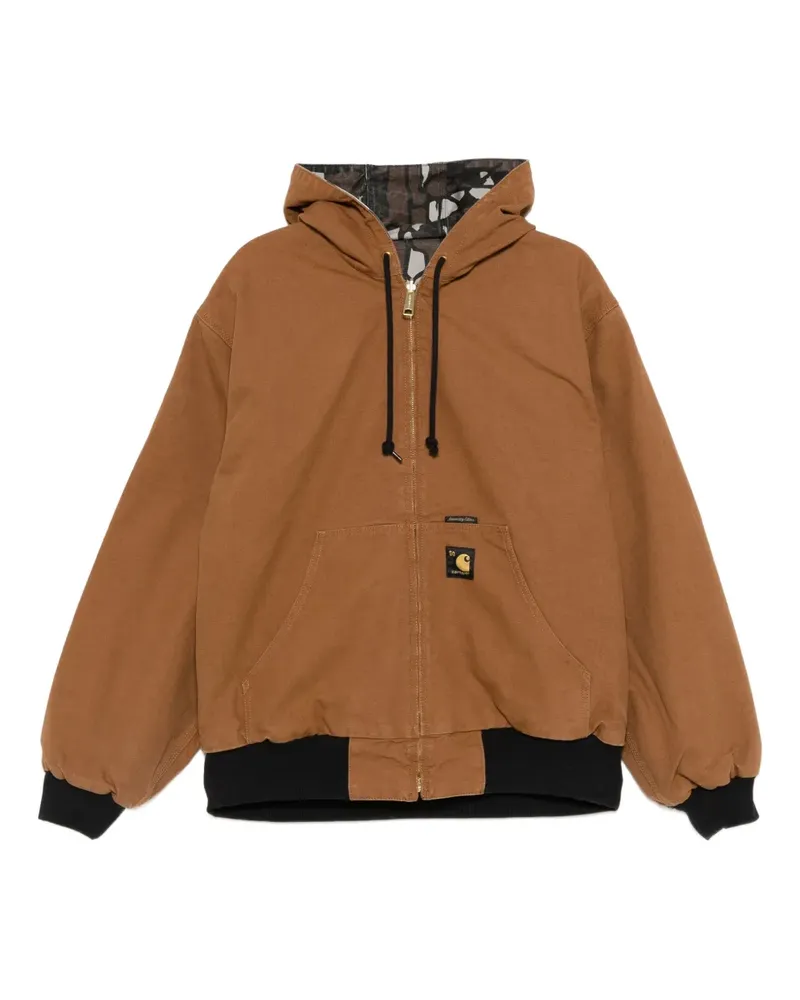 Carhartt WIP Wendbare Jacke mit Reißverschluss - Braun Braun