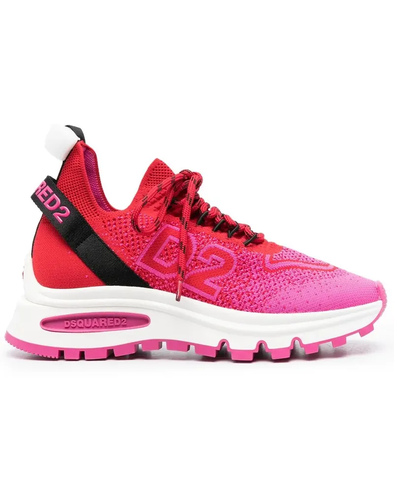 Dsquared2 Gestrickte Sneakers - Rosa Rosa
