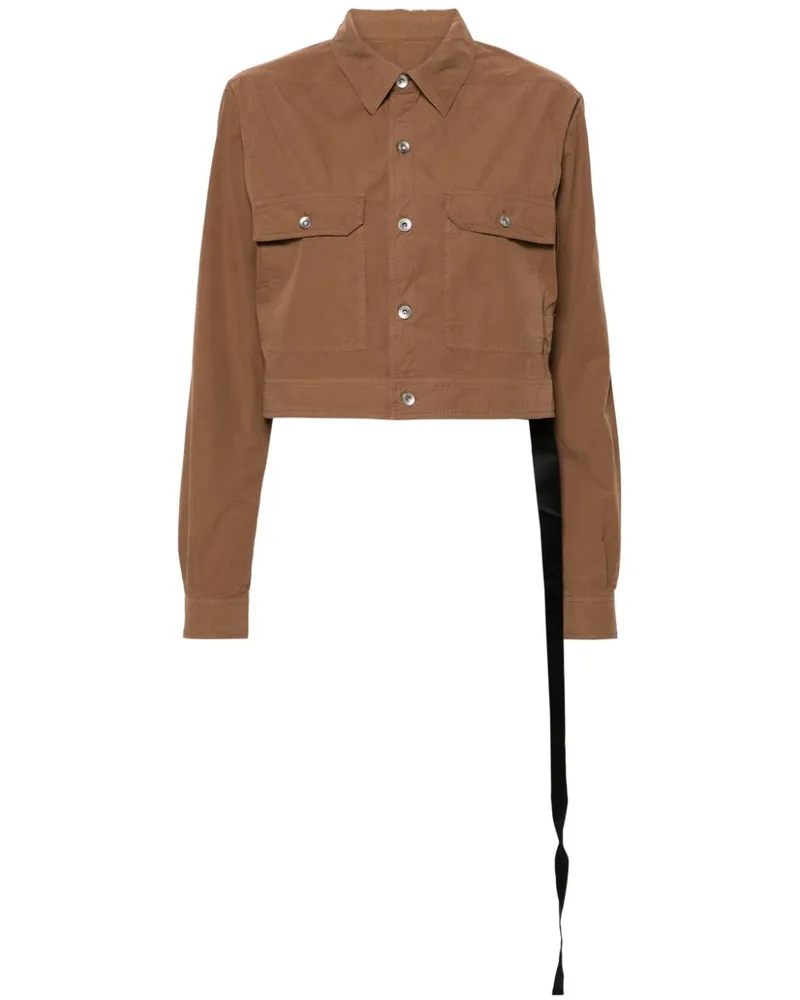 DRKSHDW by Rick Owens Cropped-Jacke - Braun Braun