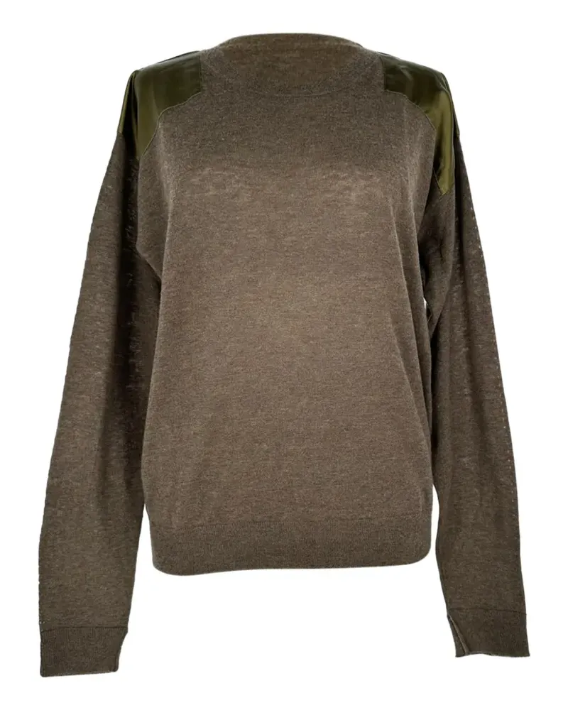 Zadig & Voltaire 2020s Pullover mit Kansas-Patch - Braun Braun