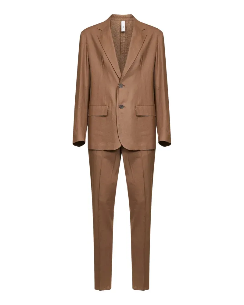 Hevò single-breasted notched-lapels suit - Braun Braun