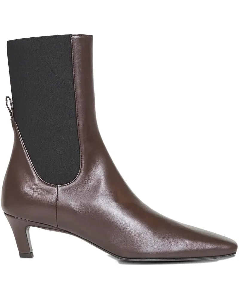 Totême 50mm leather Chelsea boots - Braun Braun