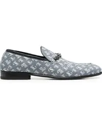 Jimmy Choo Loafer mit Jacquardmuster Blau