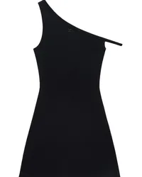 Courrèges Asymmetrisches Kleid Schwarz