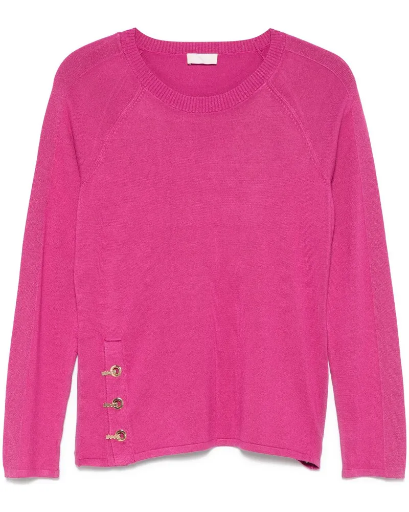 Liu Jo Fein gestrickter Pullover - Rosa Rosa