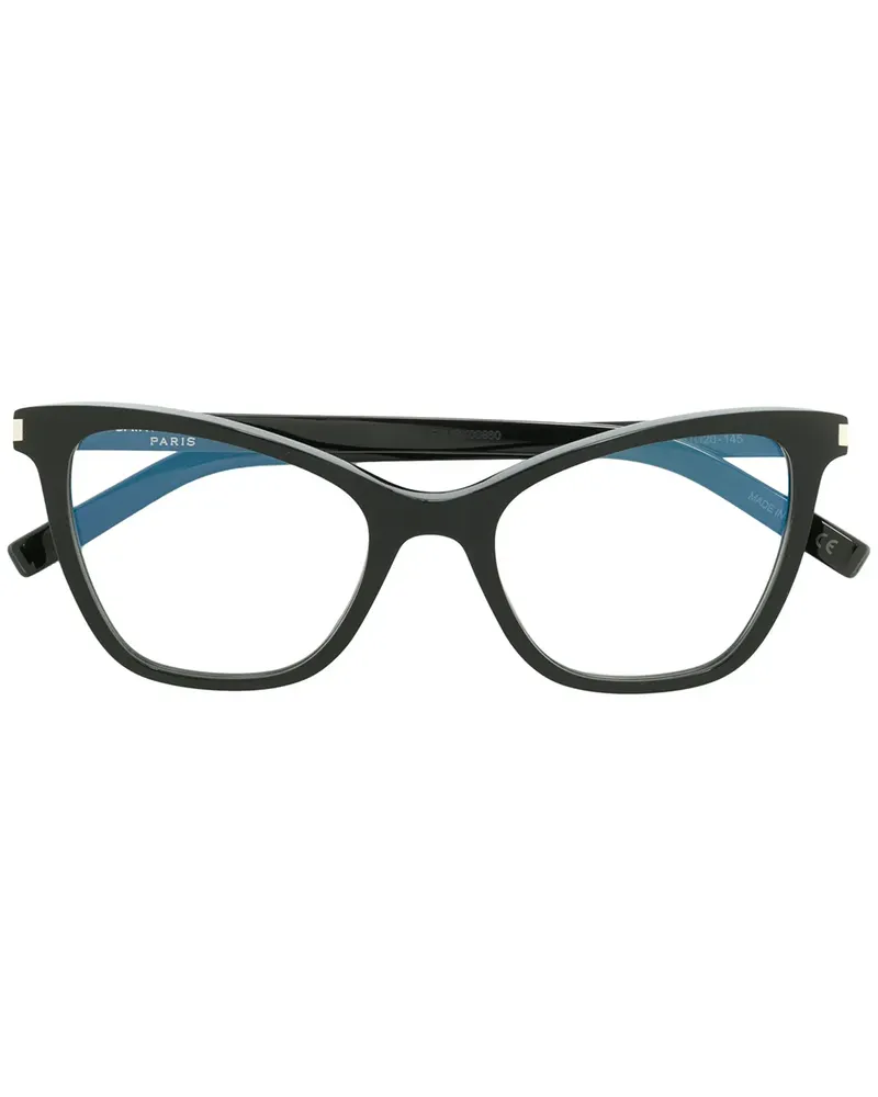 Saint Laurent Brille mit Cat-Eye-Gestell - Schwarz Schwarz