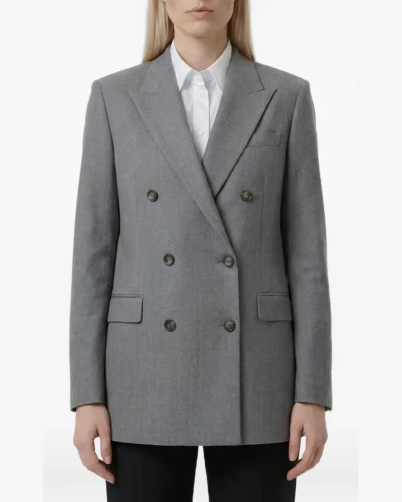 Tagliatore Doppelreihiger Jasmine Blazer - Grau Grau