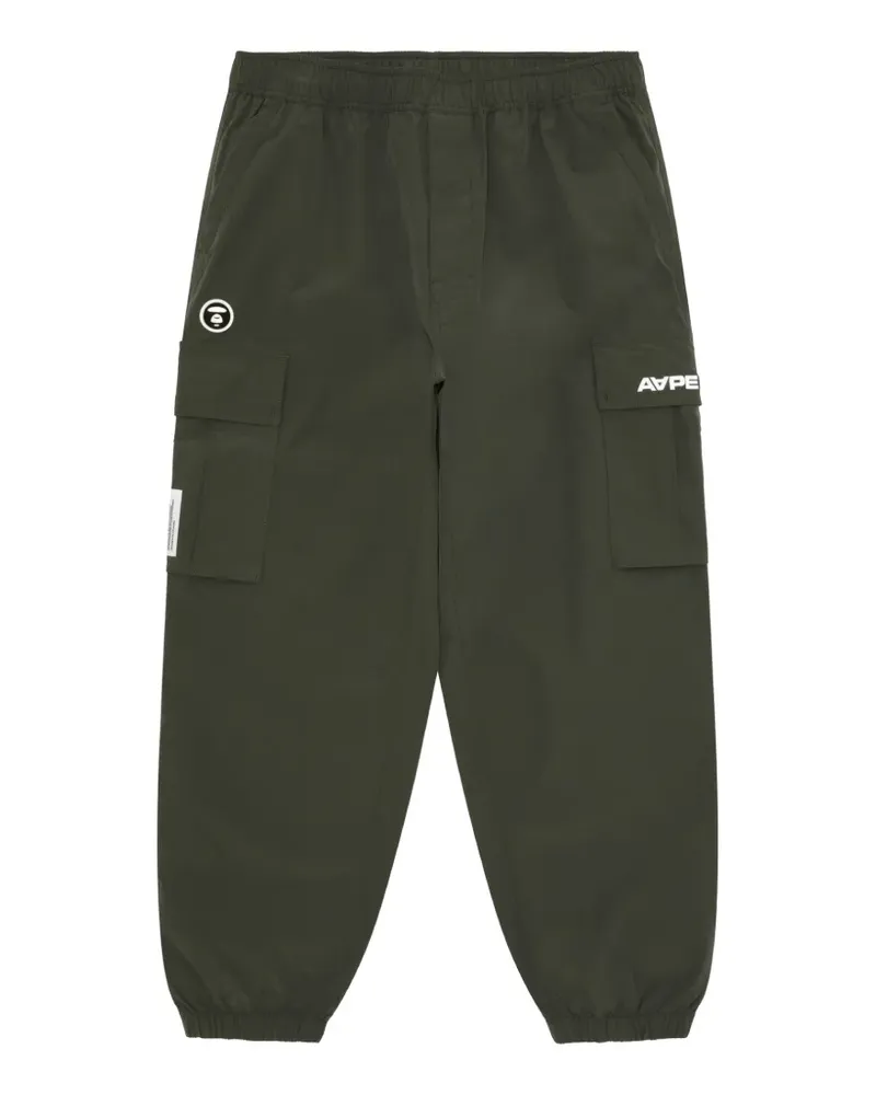 BAPE Tapered-Jogginghose mit Logo-Print - Grau Grau
