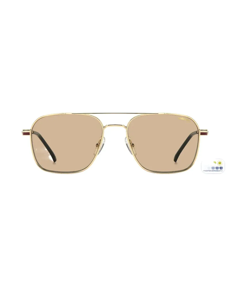 Carrera rectangle-frame sunglasses - Gold Gold