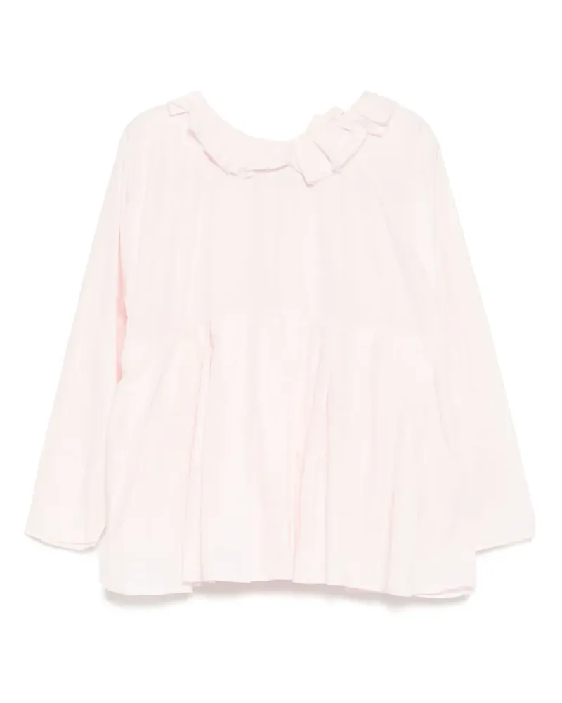 Daniela Gregis Klassisches Langarmshirt - Rosa Rosa