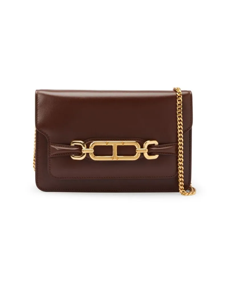 Tom Ford Kleine Whitney Umhängetasche - Braun Braun