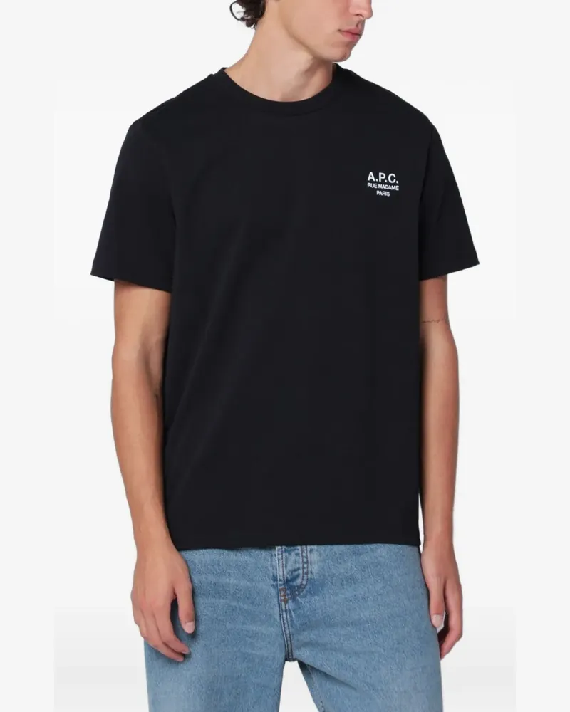 A.P.C. Standard Rue Madame T-Shirt - Schwarz Schwarz