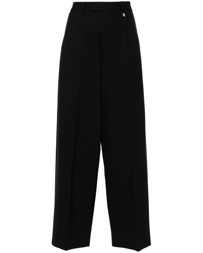 Giuseppe di Morabito Hose mit Logo-Schild - Schwarz Schwarz