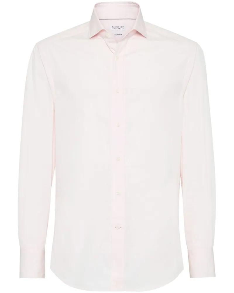Brunello Cucinelli Klassisches Hemd - Rosa Rosa