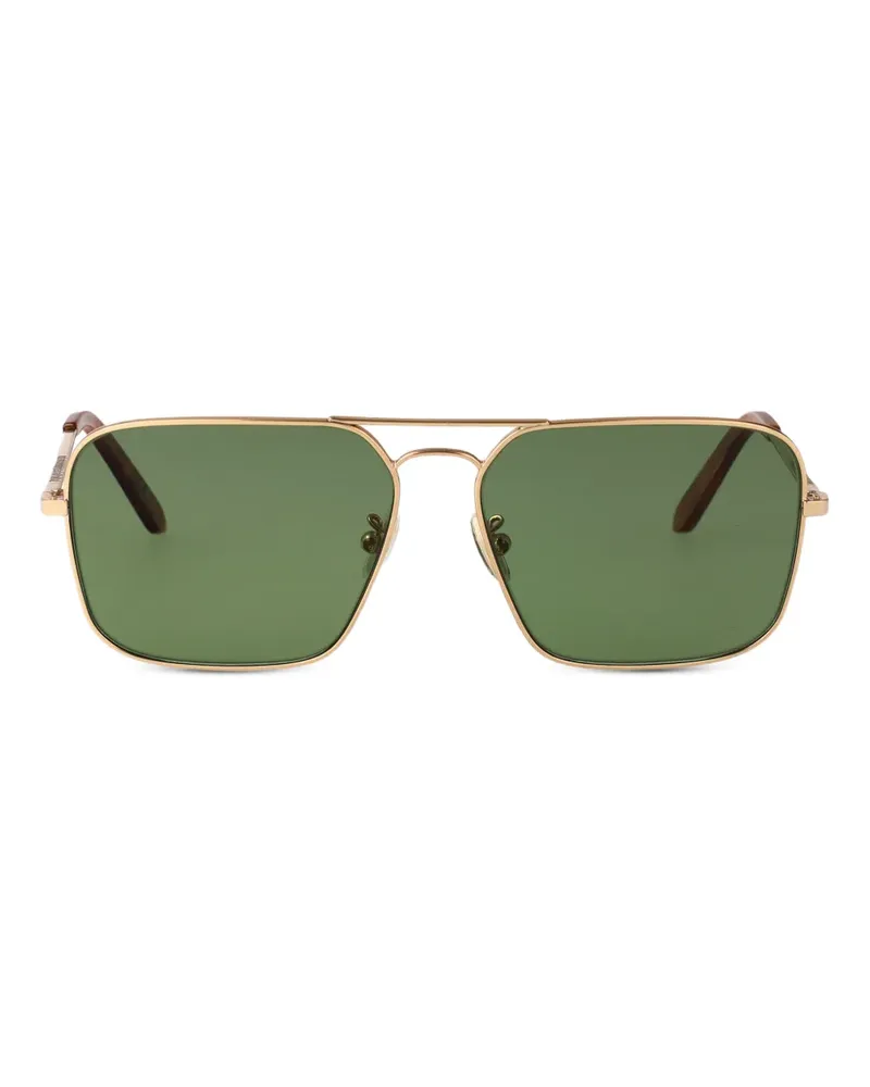 RETROSUPERFUTURE Iggy 2.0 Sonnenbrille mit eckigem Gestell - Gold Gold