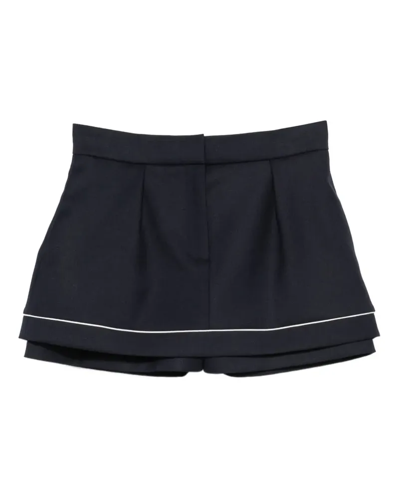 Maje Shorts mit Paspelierung - Blau Blau