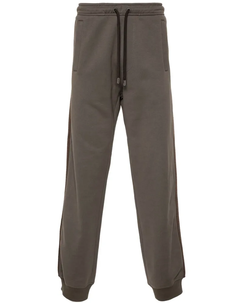 Lanvin Jogginghose mit Zickzackmuster Braun