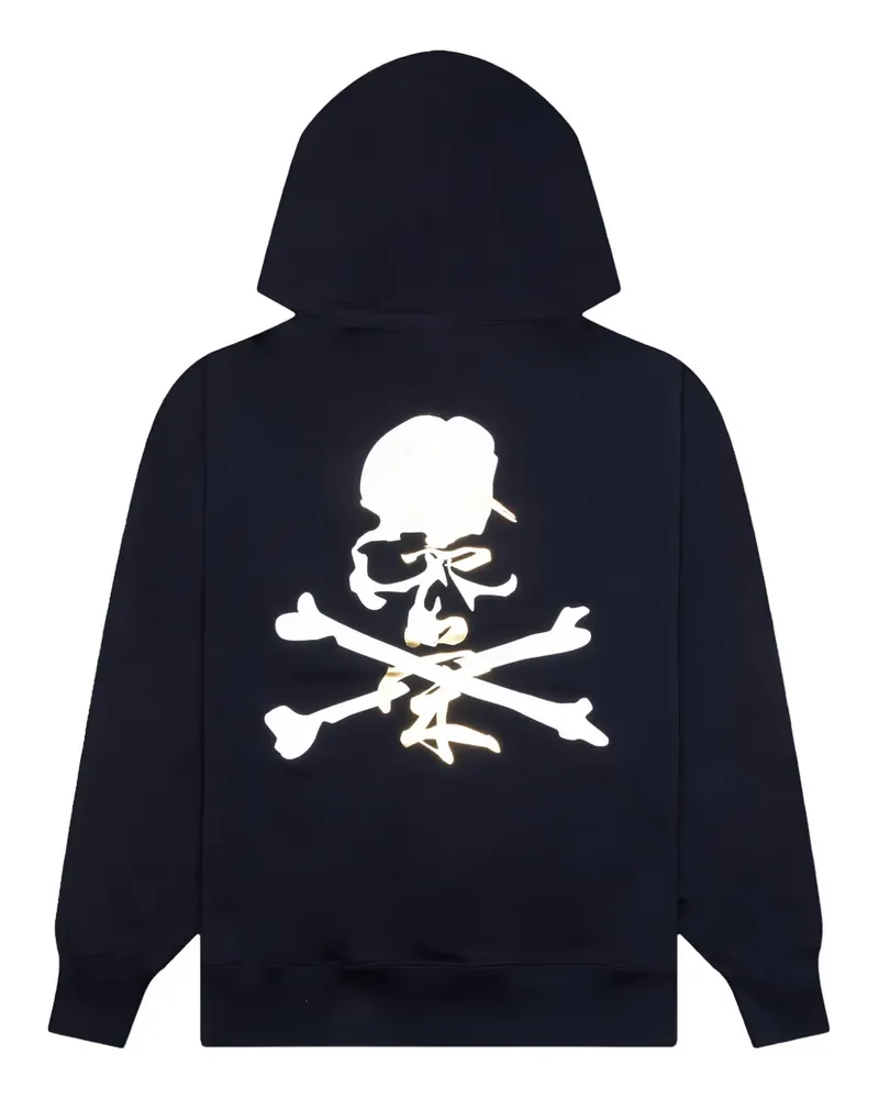Mastermind Japan Prosperity Hoodie mit Totenkopf-Print - Blau Blau