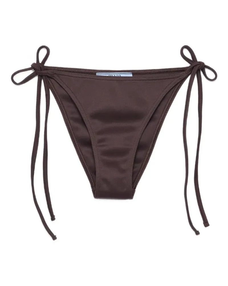 Prada Interlock Bikinihöschen - Braun Braun
