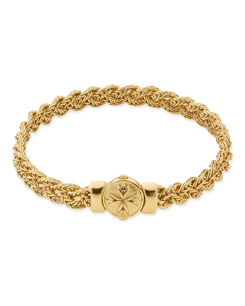 Emanuele Bicocchi Kleines, geflochtenes Armband mit Diamantschliff - Gold Gold