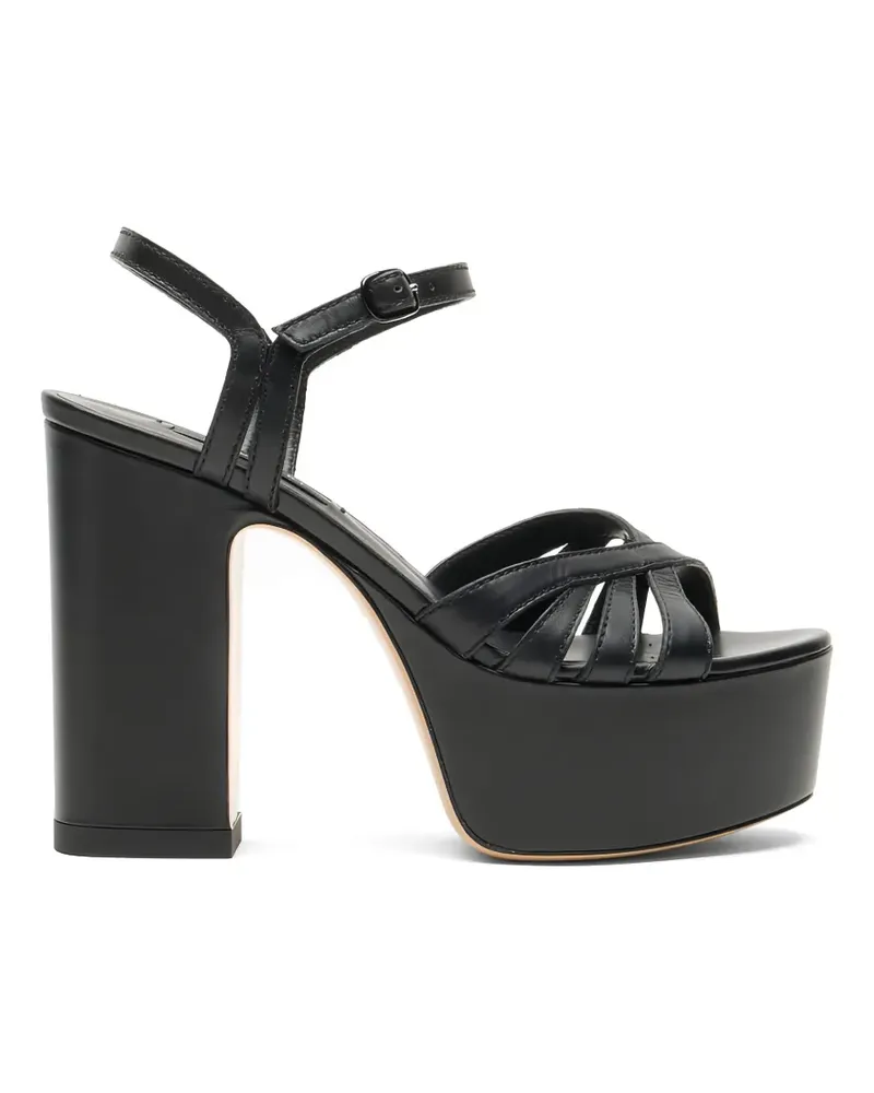 Casadei Elsa platform strap sandals - Schwarz Schwarz