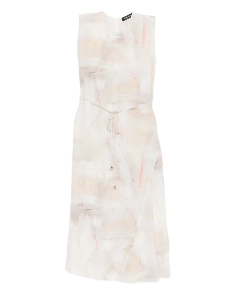Fabiana Filippi Kleid mit abstraktem Print - Nude Nude