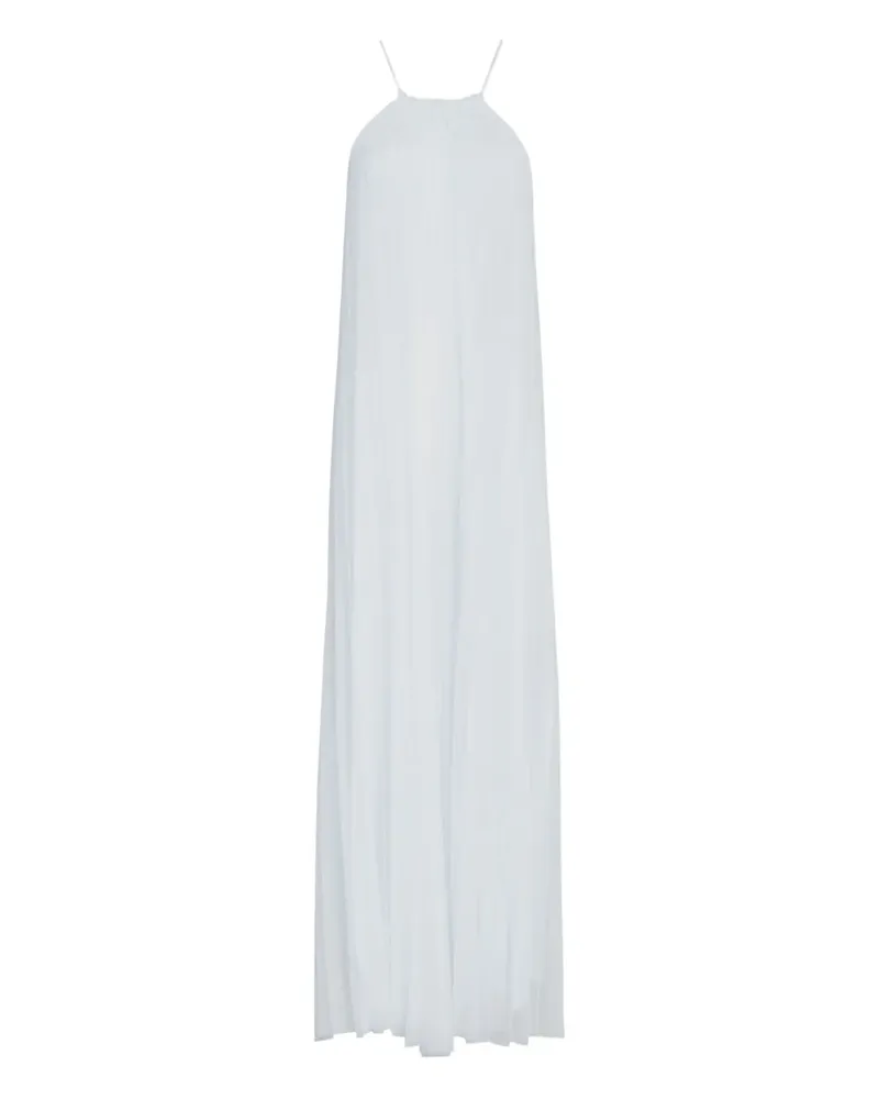 Osklen Plissiertes Neckholder-Kleid - Weiß Weiß