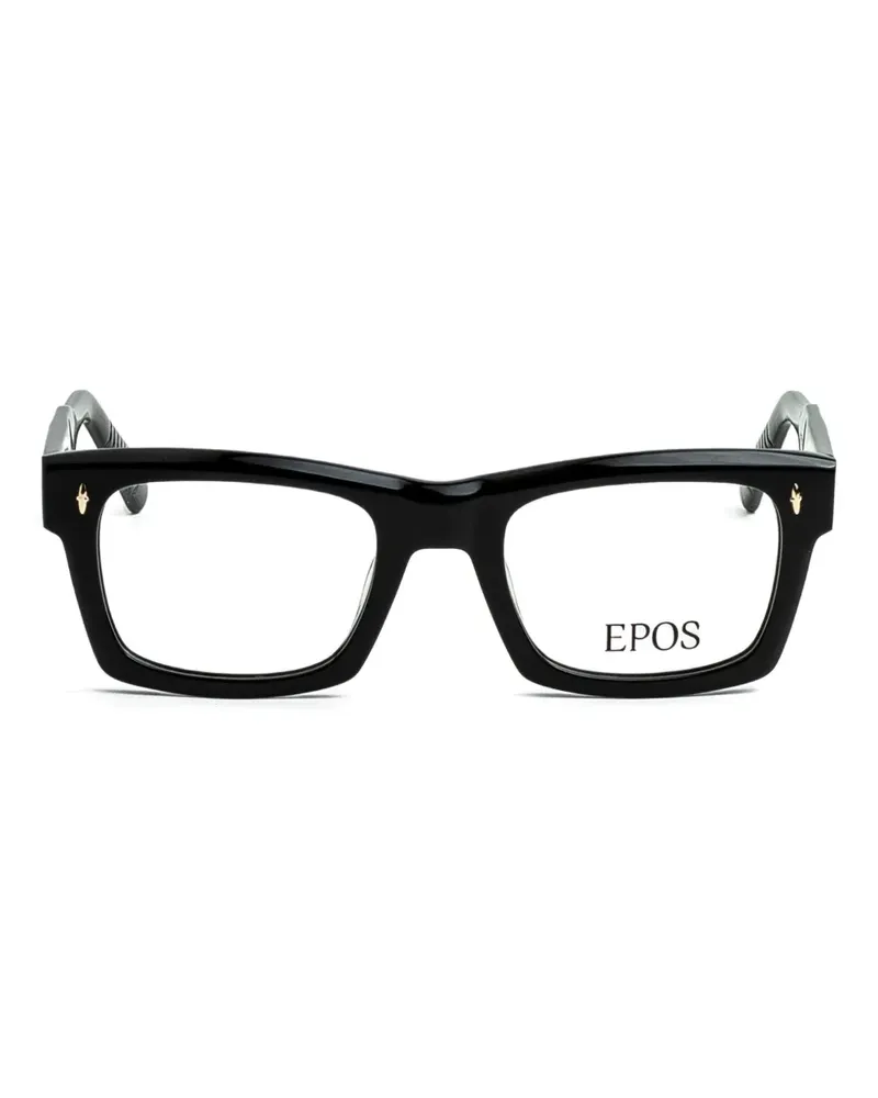 EPOS Eckige Horus Sonnenbrille - Schwarz Schwarz