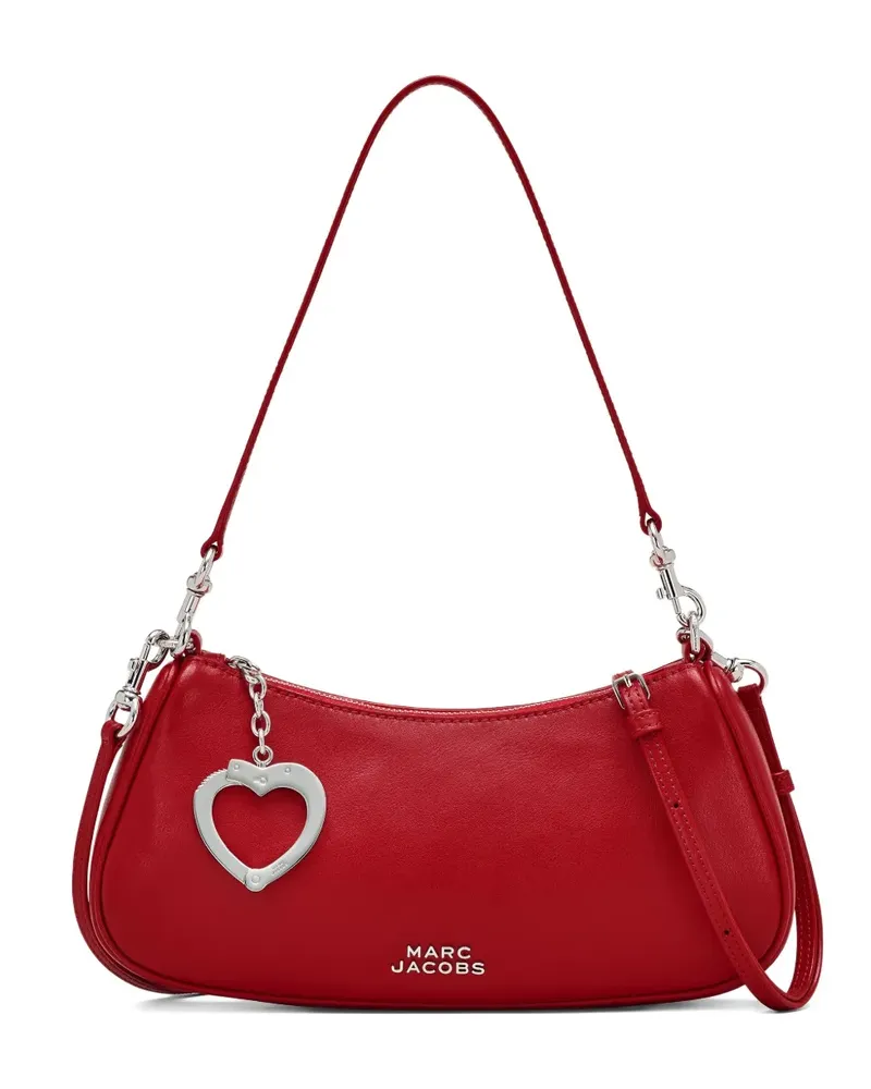 Marc Jacobs Schultertasche mit Handschellen-Anhänger - Rot Rot