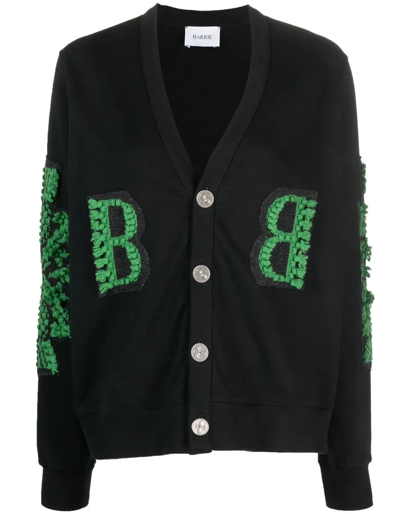 Barrie Cardigan mit B-Logo - Schwarz Schwarz