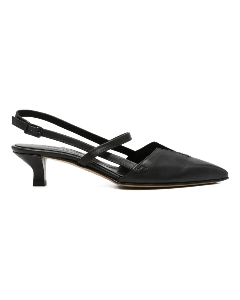 POMME D'OR pointed-toe slingback pumps - Schwarz Schwarz