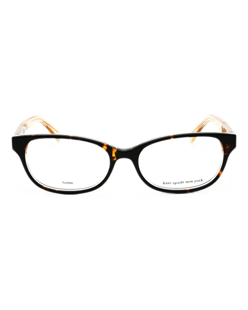 Kate Spade Rainey oval-frame glasses - Schwarz Schwarz